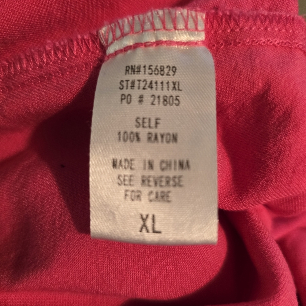 White Birch Pink Button Down Shirt Size Xl - image 6